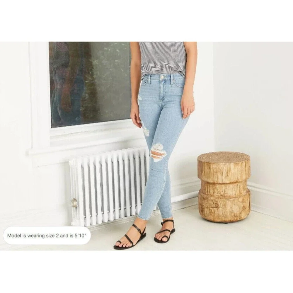 Universal Thread Women's High Rise Distressed Skinny Jeans Size 18 NWOT - Picture 3 of 7